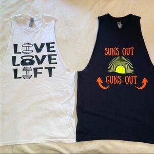 2 Gym Bro Tank Tops